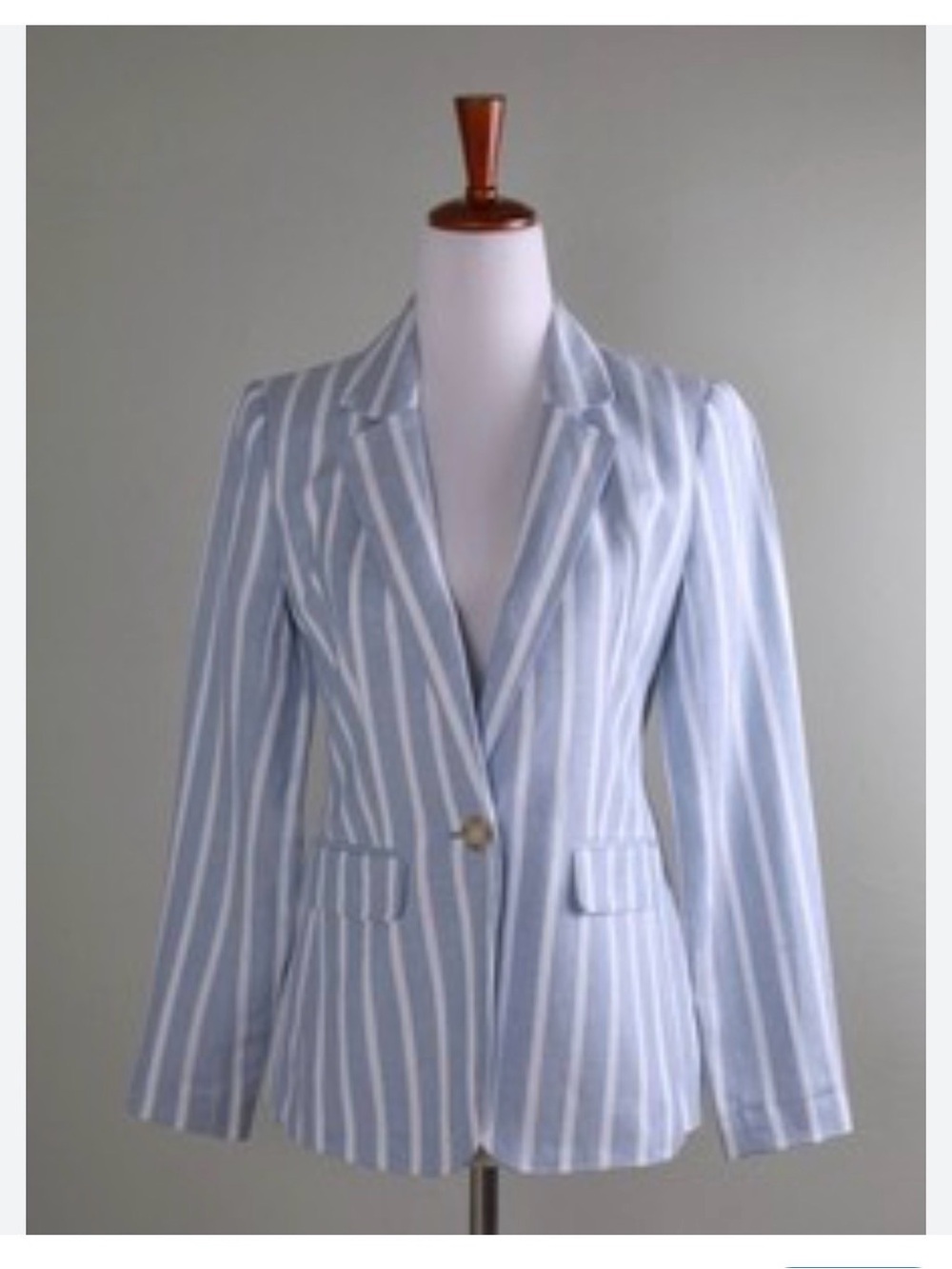 Loft Women’s linen blend Striped Blazer